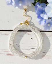 Triple Gemstone Wrap Bracelet / Necklace