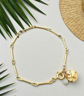 Sand Dollar Chain Bracelet