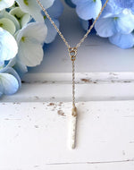 Phuket Stick Pearl Y Necklace
