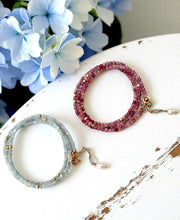 Triple Wrap Gemstone Bracelet