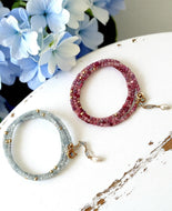 Triple Wrap Gemstone Bracelet