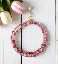 Triple Wrap Gemstone Bracelet