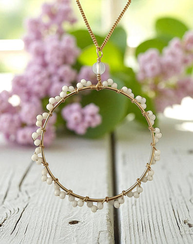 Bruges Circle Necklace ~ gold