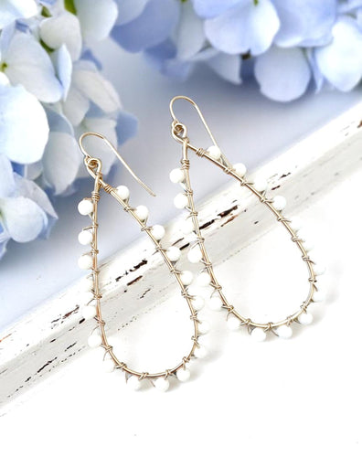 Jumbo Studded Hoop Earrings