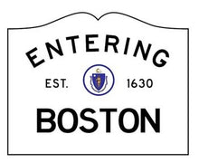 'Entering' Town Sign Clamshells