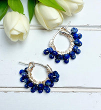Small Wrapped Hoop Earrings