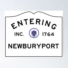 'Entering' Town Sign Clamshells