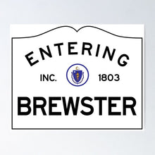 'Entering' Town Sign Clamshells