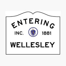 'Entering' Town Sign Clamshells