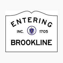 'Entering' Town Sign Clamshells