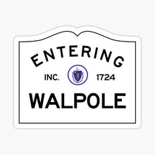 'Entering' Town Sign Clamshells