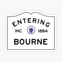 'Entering' Town Sign Clamshells