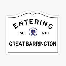 'Entering' Town Sign Clamshells