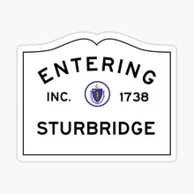 'Entering' Town Sign Clamshells