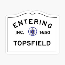 'Entering' Town Sign Clamshells