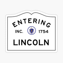 'Entering' Town Sign Clamshells