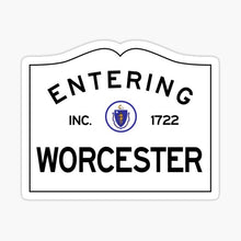 'Entering' Town Sign Clamshells