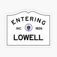 'Entering' Town Sign Clamshells