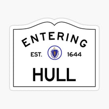 'Entering' Town Sign Clamshells