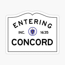 'Entering' Town Sign Clamshells