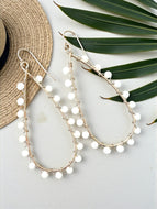 Jumbo Studded Hoop Earrings