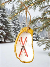 Large Red Ski Ornament