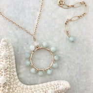 Bloomin' Circle Necklace ~ large