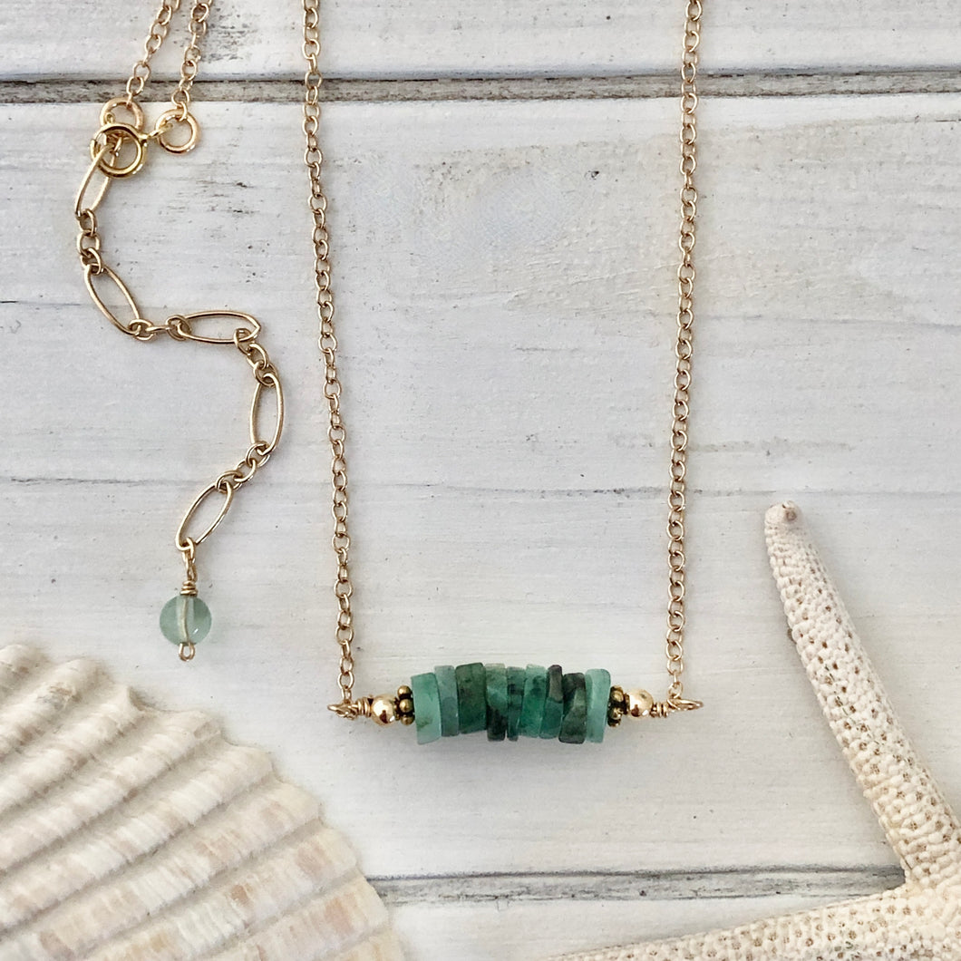 Emerald Coast Bar Necklace