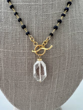 Rock Crystal Toggle Necklace