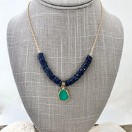 St. Lucia Heishi Necklace ~ OOAK