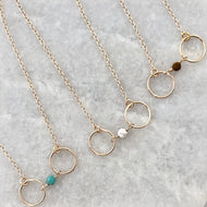 Belmont Horse Bit Necklace ~ gold
