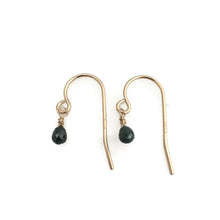 Ocean Blue Diamond Earrings ~ small