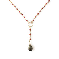 Aspen Coral Y Necklace