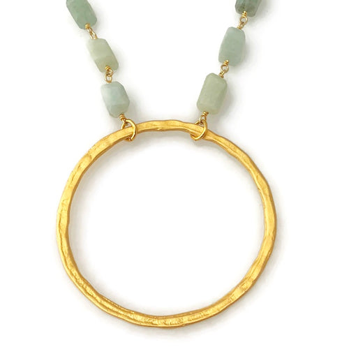 Osterville Organic Circle Necklace