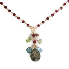 Archipelago Abundance Necklace - ruby & pyrite
