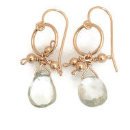 Golden Cluster Earrings