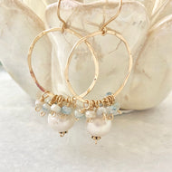 Tahiti Pearl Hoops