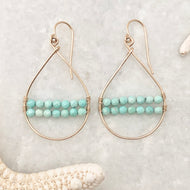 Captiva Woven Hoop Earrings