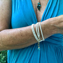 Nassau Gemstone Wrap Bracelet - Two in One (Amazonite)