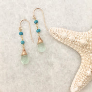 Mustique Fluorite Earrings