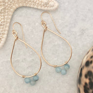 Newport Teardrop Hoop Earrings