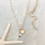 Flower Charm Necklace