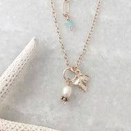 Leaf Charm Necklace