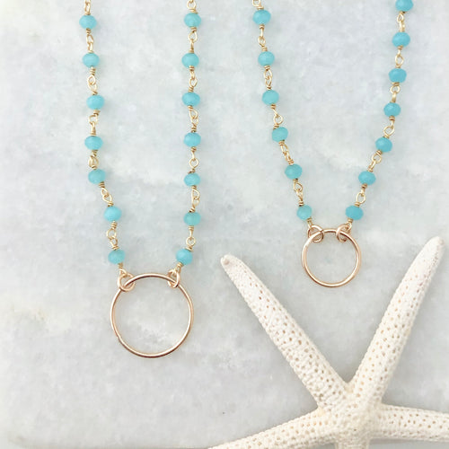 Big & little Circle Necklaces