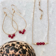 Bahama Birthstone Gift Set ~ necklace & earrings