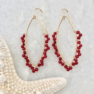 Shield Earrings ~ large