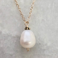 Tahiti Embellished Pearl Necklace